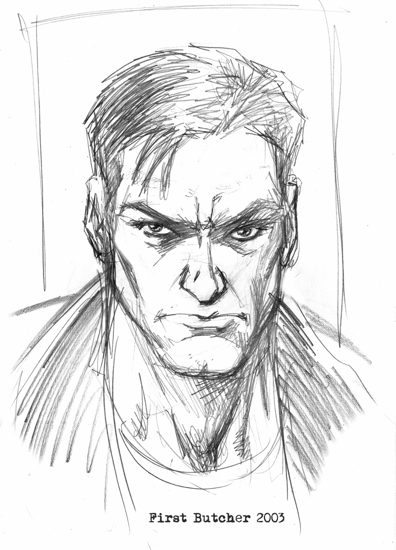 Illustration for article titled The superhuman concept art from Darick Robertson's The Boys